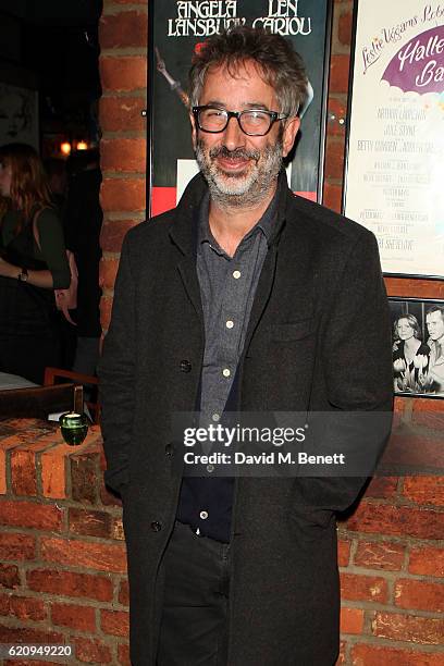 David Baddiel attends the press night after party for "Dead Funny" at Joe Allen Restaurant on November 3, 2016 in London, England.