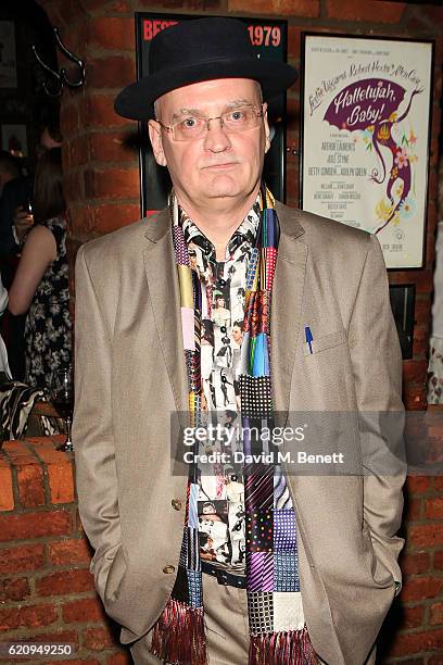 Terry Johnson attends the press night after party for "Dead Funny" at Joe Allen Restaurant on November 3, 2016 in London, England.