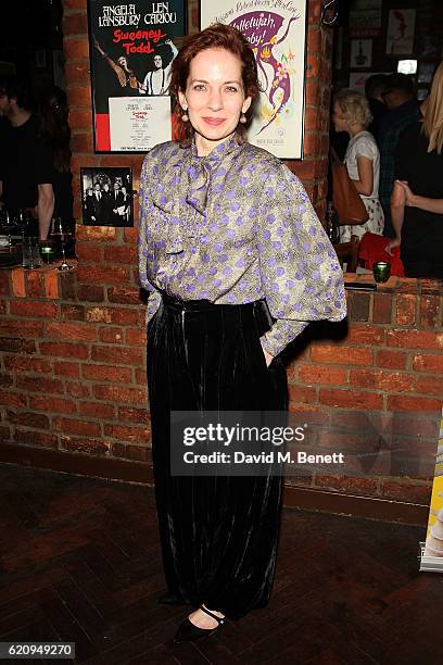 Katherine Parkinson attends the press night after party for "Dead Funny" at Joe Allen Restaurant on November 3, 2016 in London, England.