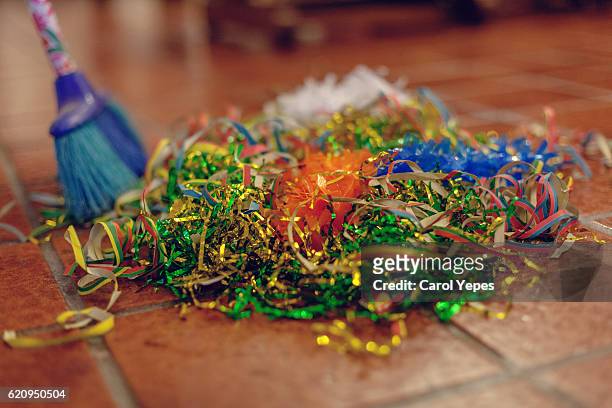 cleaning after the party - cleaning after party stock pictures, royalty-free photos & images