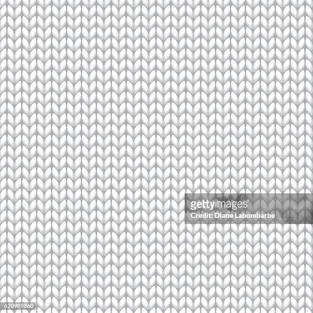 white knitted sweater material seamless pattern - wool stock illustrations