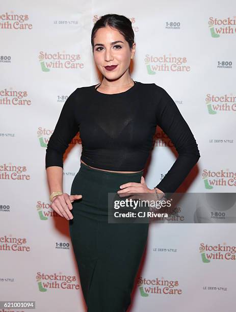 Actress Audrey Esparza attends the 25th Anniversary Stockings with Care Gala at The Bowery Hotel on November 3, 2016 in New York City.