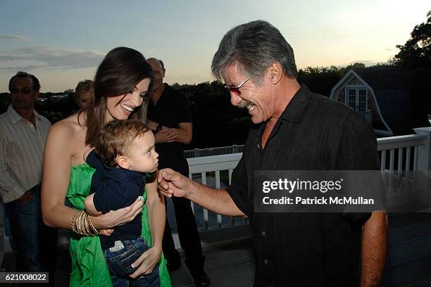 Kimberly Guilfoyle Villency, Ronan Villency and Geraldo Rivera attend A Taste of the Good Life, with BEST LIFE - Sunset Cocktail Party at Private...