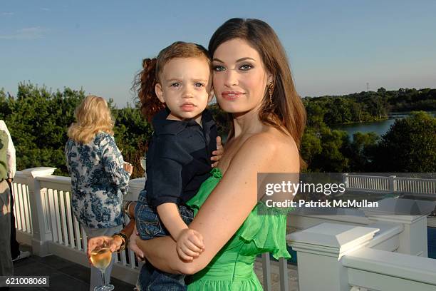 Ronan Villency and Kimberly Guilfoyle Villency attend A Taste of the Good Life, with BEST LIFE - Sunset Cocktail Party at Private Residence on August...