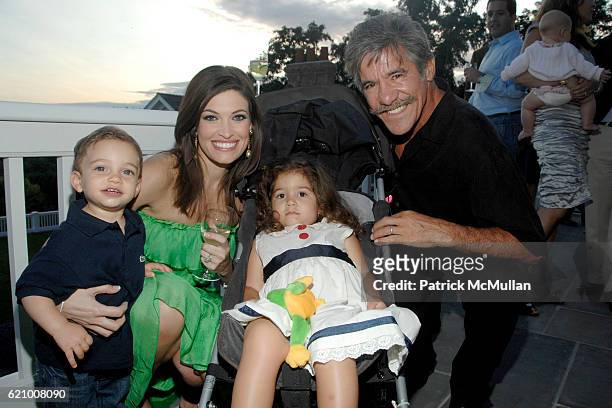 Ronan Villency, Kimberly Guilfoyle Villency, Sol Rivera and Geraldo Rivera attend A Taste of the Good Life, with BEST LIFE - Sunset Cocktail Party at...