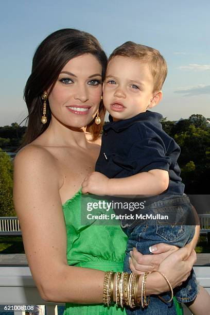 Kimberly Guilfoyle Villency and Ronan Villency attend A Taste of the Good Life, with BEST LIFE - Sunset Cocktail Party at Private Residence on August...