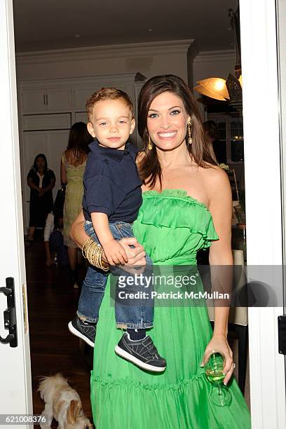 Ronan Villency and Kimberly Guilfoyle Villency attend A Taste of the Good Life, with BEST LIFE - Sunset Cocktail Party at The Villency Residence on...