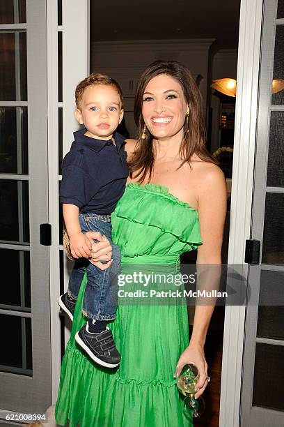 Ronan Villency and Kimberly Guilfoyle Villency attend A Taste of the Good Life, with BEST LIFE - Sunset Cocktail Party at The Villency Residence on...