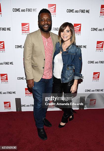 Director Demetrius Wren and actress Christina Wren arrive at the premiere of Saban Films' "Come and Find Me" at the Pacific Theatre at The Grove on...