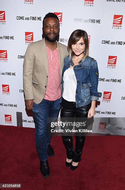 Director Demetrius Wren and actress Christina Wren attend the Los Angeles Special Screening Of "Come And Find Me" at the Pacific Theatre at The Grove...