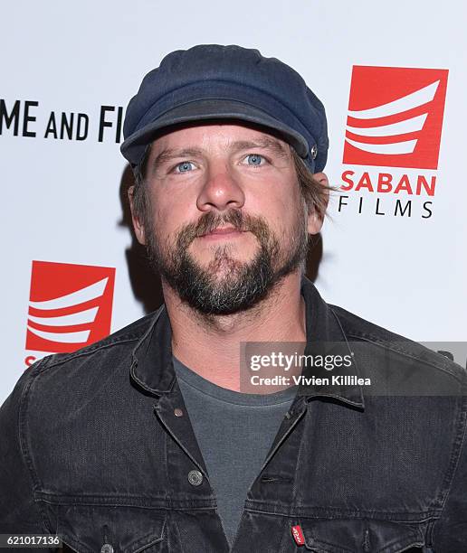 Actor Zachary Knighton attends the Los Angeles Special Screening Of "Come And Find Me" at the Pacific Theatre at The Grove on November 3, 2016 in Los...