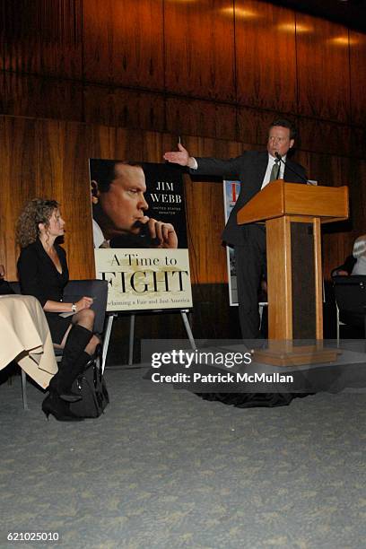 Senator Jim Webb attends PARADE Magazine and THE DOUBLEDAY BROADWAY Publishing Celebrate SENATOR JIM WEBB's New Publication "A Time To Fight" at Four...