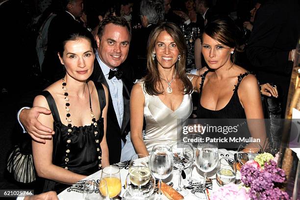 Annette Roque Lauer, Peter Lyden, Caryn Zucker and Melania Trump attend AMERICAN BALLET THEATRE 68th Annual Spring Gala at Metropolitan Opera House...