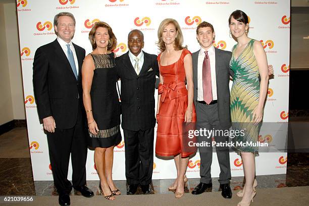 David Westin, Sherrie Westin, Daquan Daly, Silda Wall, Aaron Schienfeld and Maggie Jones attend CHILDREN FOR CHILDREN Hosts "THE ART OF GIVING"...