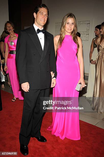 Eric Zinterhofer and Aerin Lauder attend THE COSTUME INSTITUTE GALA: "SUPERHEROES" with honorary chair GIORGIO ARMANI at The Metropolitan Museum of...