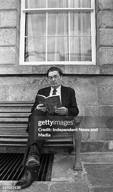 Leader John Hume in Dublin Castle at the reception to introduce his book "Personal Views" - Politics, Peace and Reconciliation in Ireland, .