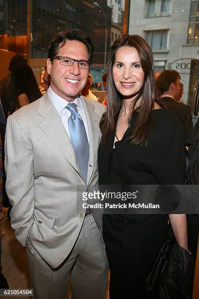 Dr Howard Sobel and Gayle Sobel attend TOD's celebrates Melanie Charlton Fascitelli "Shop Your Closet" at Tod's on May 14, 2008 in New York City.