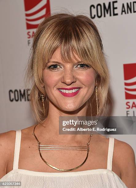 Actress Arden Myrin attends the premiere of Saban Films' "Come And Find Me" at Pacific Theatre at The Grove on November 3, 2016 in Los Angeles,...