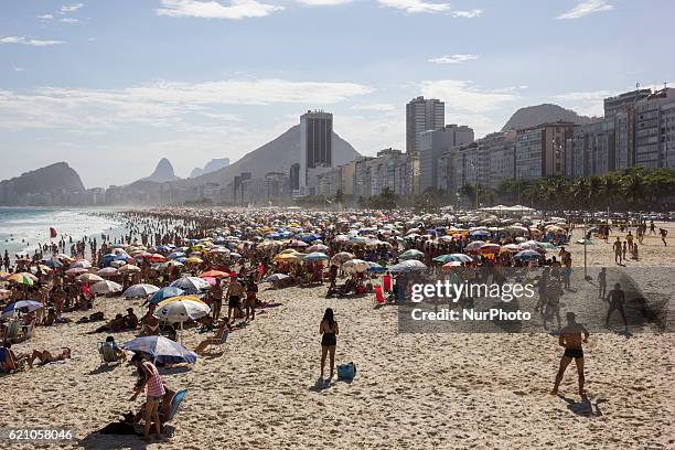Summer officially begins in Brazil only on 21 December, but the beaches of Rio de Janeiro already experiencing summer days. Thousands of locals and...
