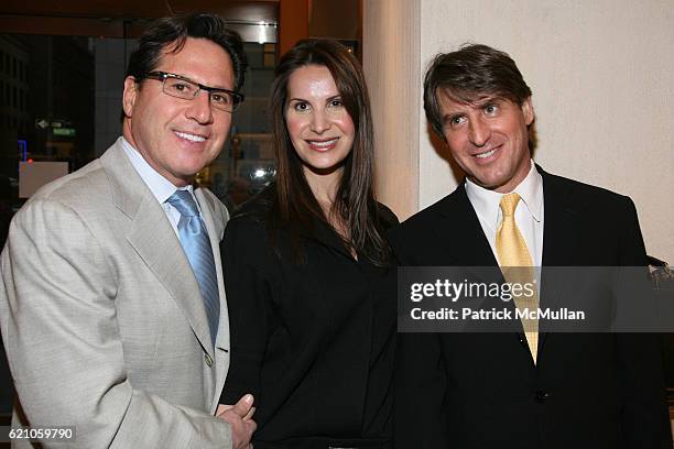 Dr Howard Sobel, Gayle Sobel and Dr. Steven Butensky attend TOD's celebrates Melanie Charlton Fascitelli "Shop Your Closet" at Tod's on May 14, 2008...
