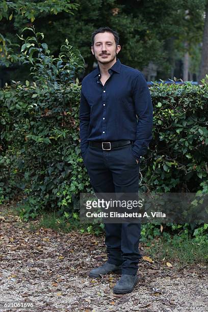 Director Michele Alhaique attends a photocall for 'Solo' tv serie at Villa Borghese on November 4, 2016 in Rome, Italy.