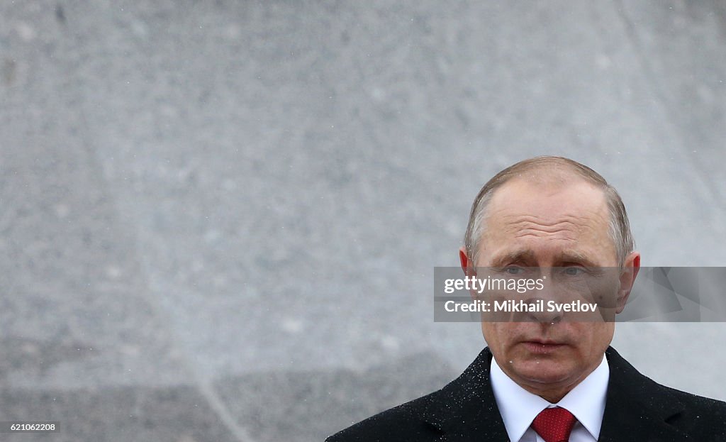 Vladimir Putin Attends The unveiling Of Vladimir The Great Monument