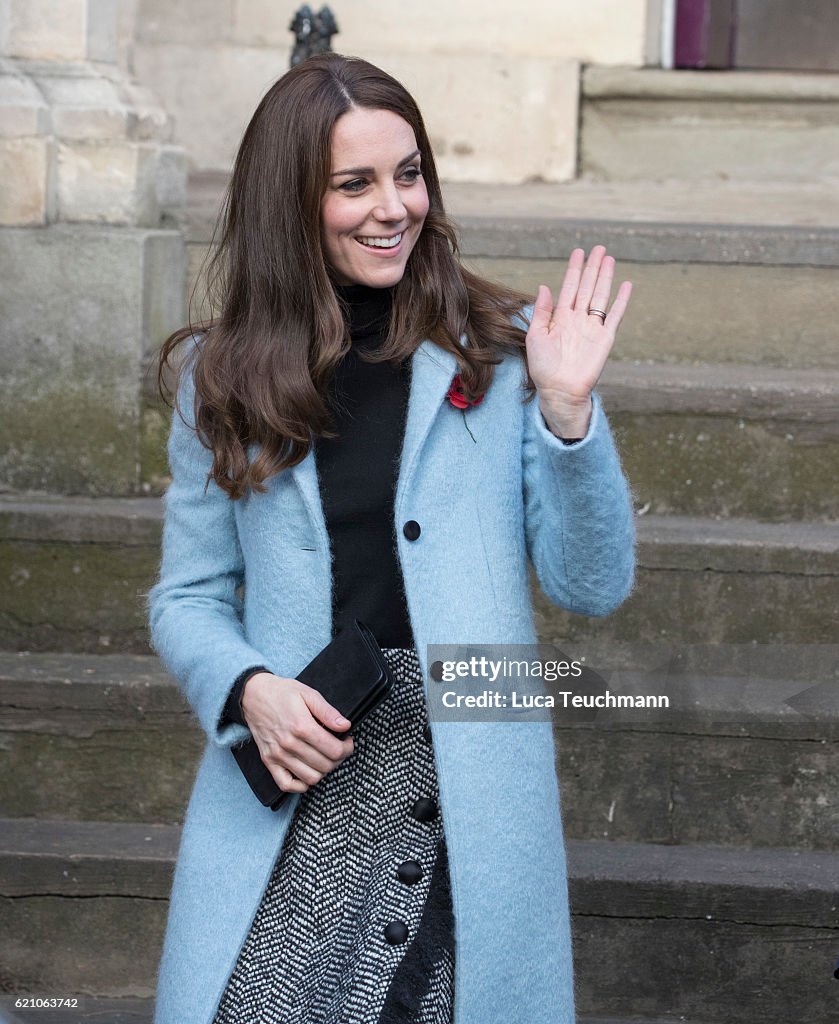 The Duchess Of Cambridge Visits The Nelson Trust Women's Centre