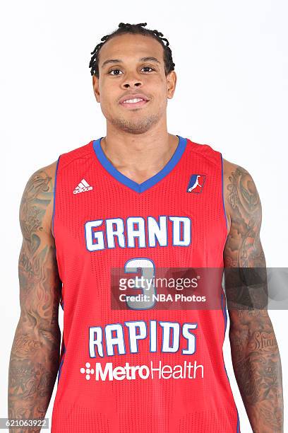 Shannon Brown of the Grand Rapids Drive poses for a head shot during the NBA D-League media day on November 3, 2016 in Grand Rapids, Michigan. NOTE...