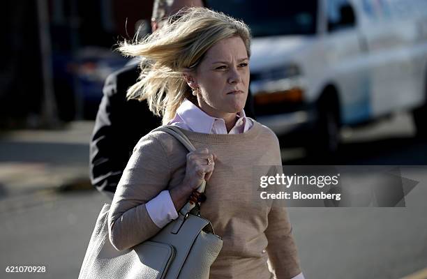 Bridget Anne Kelly, former deputy chief of staff for New Jersey Governor Chris Christie, arrives at federal court in Newark, New Jersey, U.S., on...