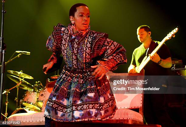 Lauryn Hill performs at Bill Graham Civic Auditorium on November 3, 2016 in San Francisco, California.