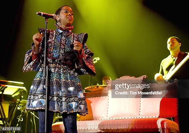 Lauryn Hill performs at Bill Graham Civic Auditorium on November 3, 2016 in San Francisco, California.