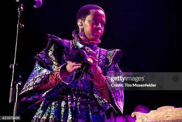 Lauryn Hill performs at Bill Graham Civic Auditorium on November 3, 2016 in San Francisco, California.