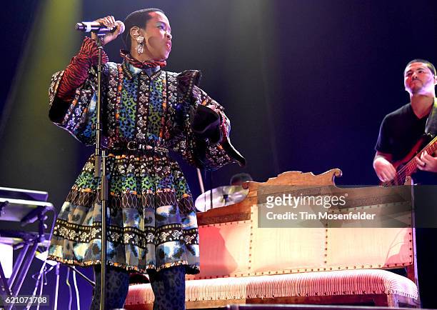 Lauryn Hill performs at Bill Graham Civic Auditorium on November 3, 2016 in San Francisco, California.