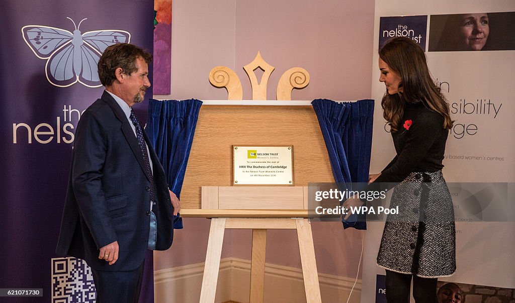 The Duchess Of Cambridge Visits The Nelson Trust Women's Centre