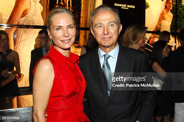 Valesca Guerrand Hermes and Alberto Palatchi attend Pronovias Commemorates the Opening of the NY Flagship Store with New Yorkers For Children at...