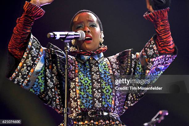 Lauryn Hill performs at Bill Graham Civic Auditorium on November 3, 2016 in San Francisco, California.