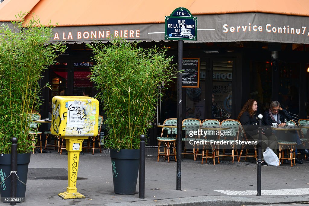 The Attacks of November 13, 2015 in Paris One Year After - Illustration