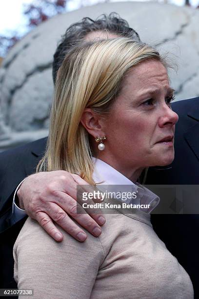 Bridget Anne Kelly, former deputy chief of staff to New Jersey Gov. Chris Christie, reacts after she was found guilty at the Martin Luther King, Jr....
