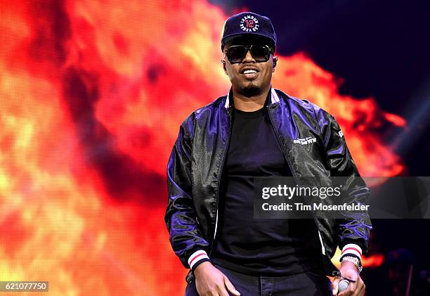 Nas performs at Bill Graham Civic Auditorium on November 3, 2016 in San Francisco, California.