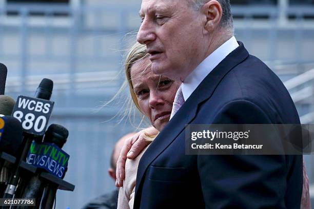 Bridget Anne Kelly, former deputy chief of staff to New Jersey Gov. Chris Christie, reacts after she was found guilty in the Bridgegate trial while...