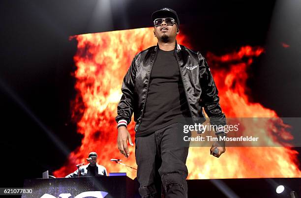 Nas performs at Bill Graham Civic Auditorium on November 3, 2016 in San Francisco, California.