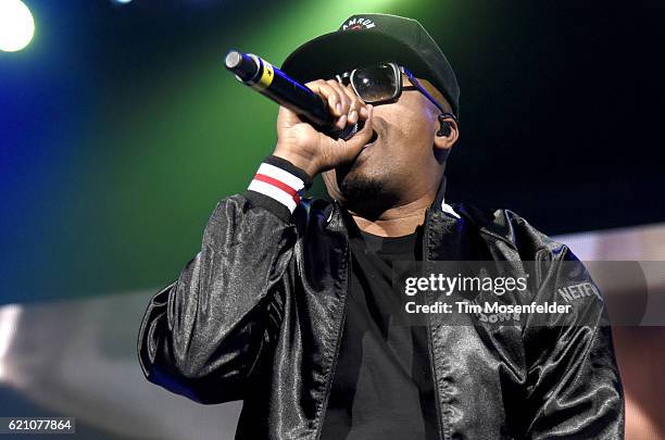 Nas performs at Bill Graham Civic Auditorium on November 3, 2016 in San Francisco, California.