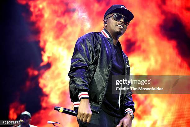 Nas performs at Bill Graham Civic Auditorium on November 3, 2016 in San Francisco, California.