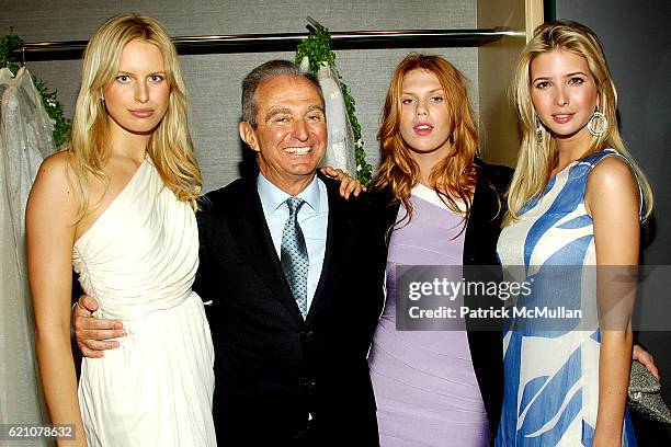 Karolina Kurkova, Alberto Palatchi, Alexandra Richards and Ivanka Trump attend Pronovias Commemorates the Grand Opening of the NY Flagship Store with...