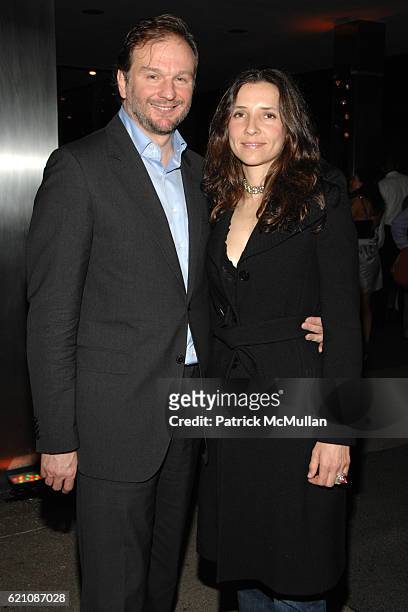 Nicholas Mirzayantz and Princess Alexandra of Greece attend TOM SACHS Bronze Collection Party for LEVER HOUSE at Lever House on May 8, 2008 in New...