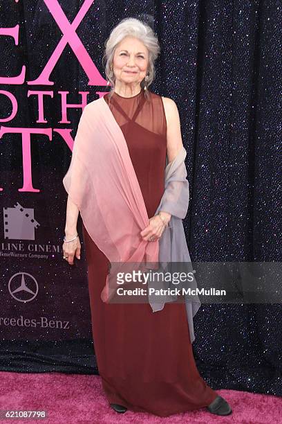 Lynn Cohen attends New York Premiere of New Line Cinema's "SEX AND THE CITY" at Radio City Music Hall on May 27, 2008 in New York City.