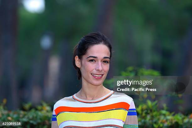 French actress Diane Fleri during photocall of new fiction Mediaset "Nome in Codice Solo" directed by Michele Alhaique.