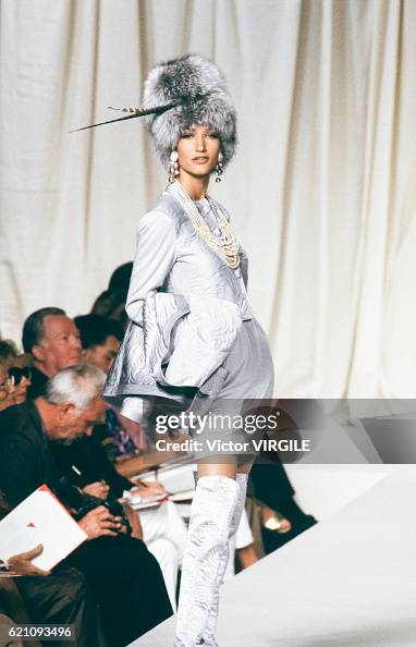 Marpessa Hennink walks the runway at the Valentino Haute Couture ...