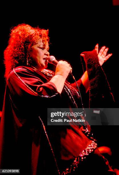 Etta James at the Chicago Theater in Chicago, Illinois, October 20, 1991.