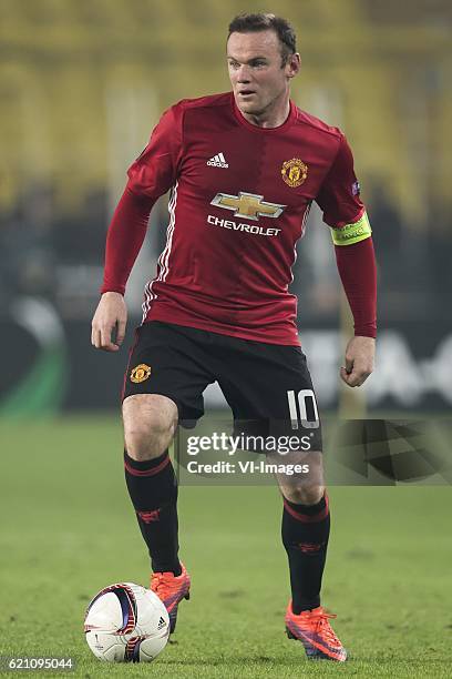Wayne Rooney of Manchester United FCuring the UEFA Europa Leaguegroup A match between Fenerbahce and Manchester United on November 3, 2016 at the...